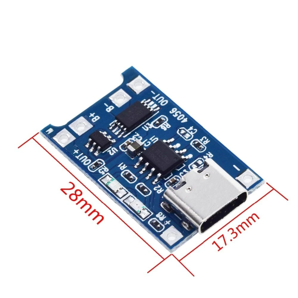 TP4056 1S Lithium Battery Charging Module – Micro c  USB BMS