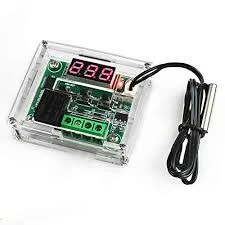 XH W1209 12V Digital Temperature Controller Module with Display and NTC Sensor including Casing.