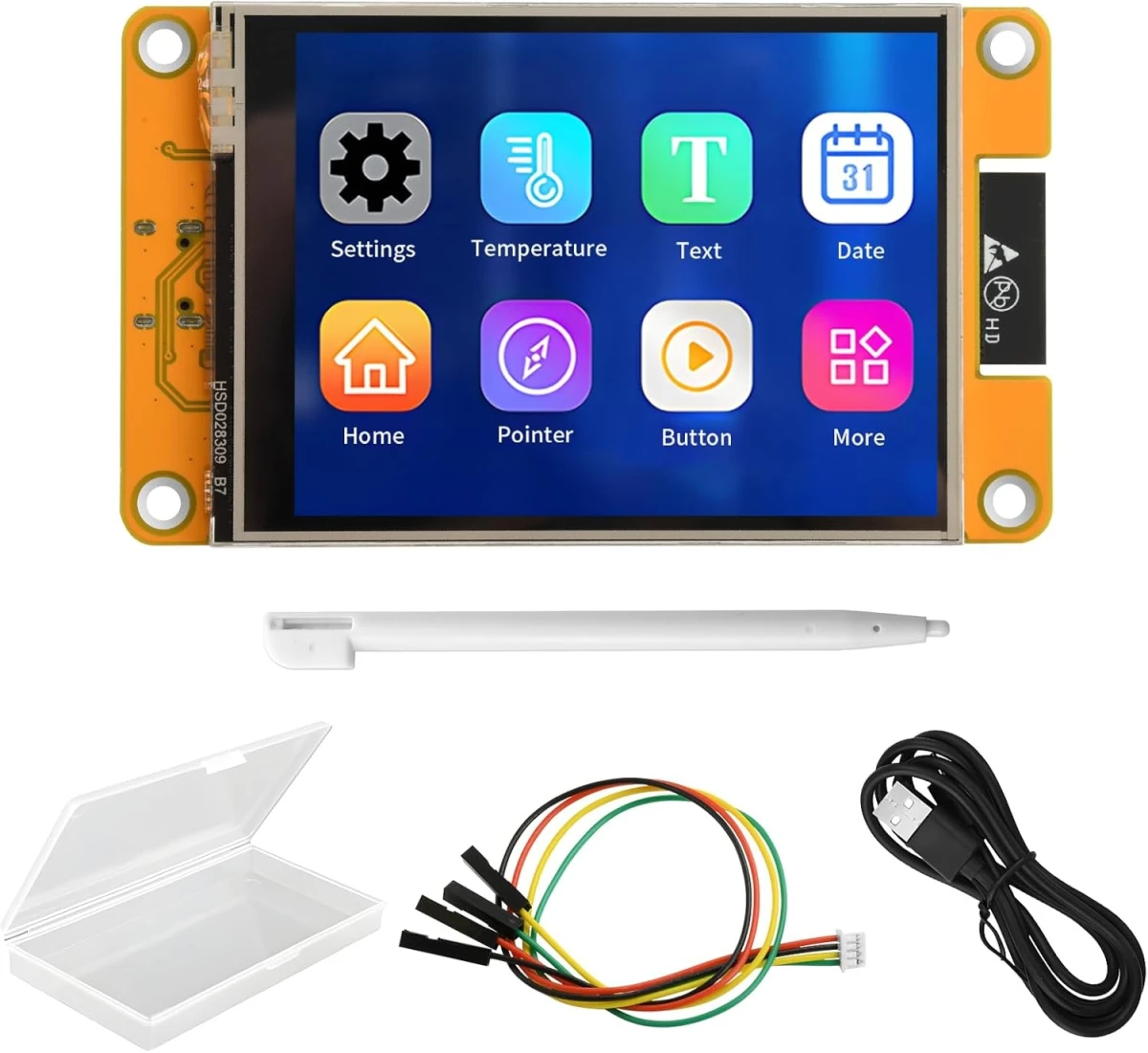 ESP32 LVGL WiFi and Bluetooth Development Board 2.8\" 240x320 Smart Display Screen TFT Module with Touch